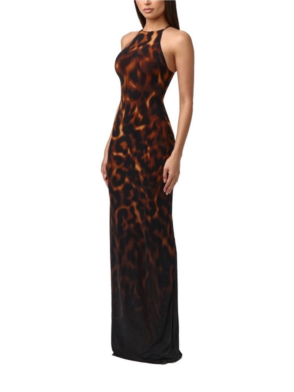 Naked Wardrobe Bare Body Tortoise Maxi Dress
